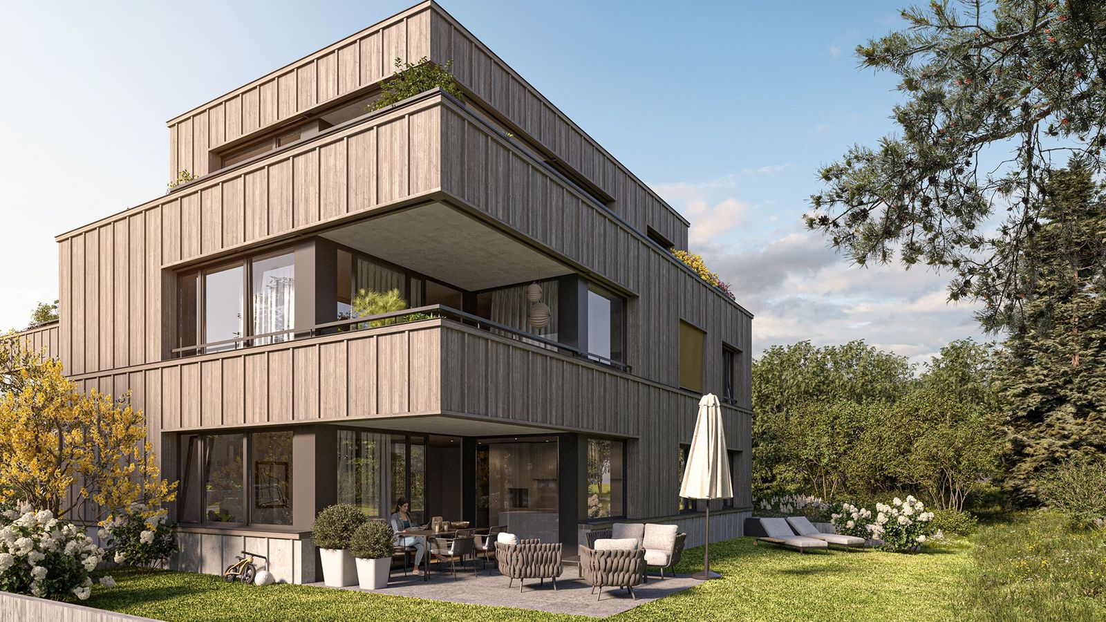 Überbauung Hintergärten, Riehen